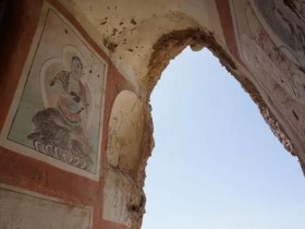 童子寺壁画中1500年前的童子像